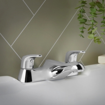 Deva Adore Deck Mounted Bath Filler Tap - Chrome | Product Image