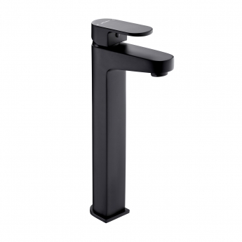 Deva Amio Tall Basin Mixer Tap Deck Mounted - Matte Black