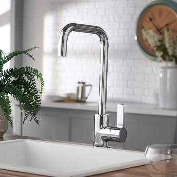 Deva Ashworth Kitchen Sink Mixer Tap - Chrome