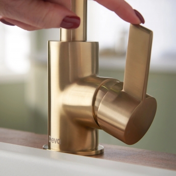 Deva Ashworth Kitchen Sink Mixer Tap - Brushed Brass