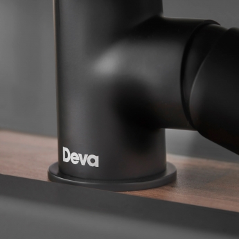 Deva Ashworth Kitchen Sink Mixer Tap - Matt Black