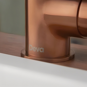 Deva Ashworth Kitchen Sink Mixer Tap - Copper