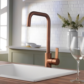 Deva Ashworth Kitchen Sink Mixer Tap - Copper