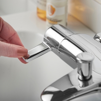 Deva Satinjet Avoca Thermostatic Bath Shower Mixer Tap - Chrome