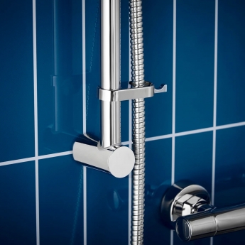 Deva Belmont Bar Mixer with Single Mode Shower Kit - Chrome