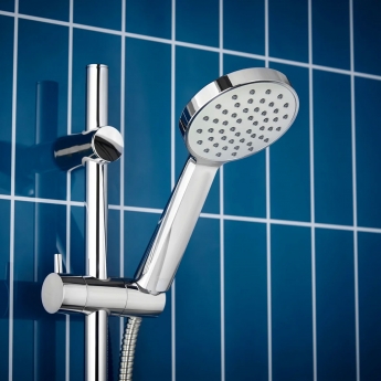 Deva Belmont Bar Mixer with Single Mode Shower Kit - Chrome