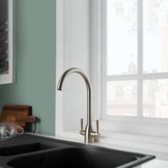 Deva Carlow Kitchen Sink Mixer Tap - Brushed Chrome