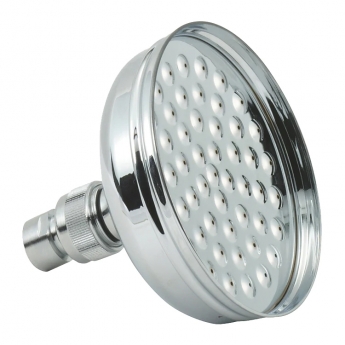 Deva 5 Inch Traditional Shower Head with Swivel Joint Chrome