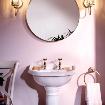 Deva Coronation Basin Taps Pair - Gold | Product Image