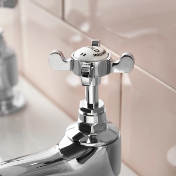 Deva Coronation Bath Taps Pair - Chrome | Product Image