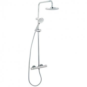Deva Dynamic Cool Touch Bar Mixer Shower with Shower Kit + Fixed Head