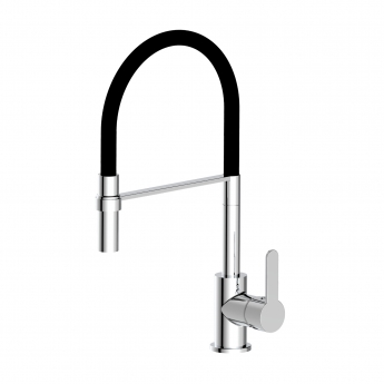 Deva Ellesmere Flexi Pull-Out Kitchen Sink Mixer Tap - Chrome