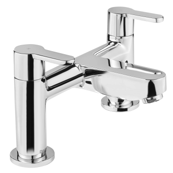 Deva Ethos Pillar Mounted Bath Filler Tap - Chrome | Product Image