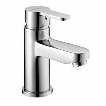 Deva Ethos Mono Basin Mixer Tap with Press Top Waste - Chrome