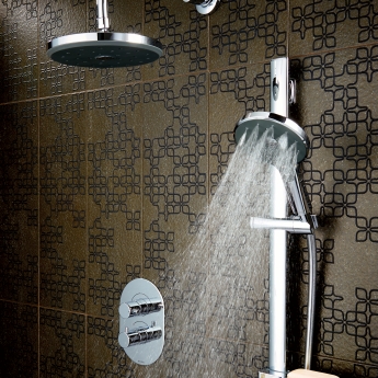 Deva Kaha Satinjet Shower Handset - Chrome