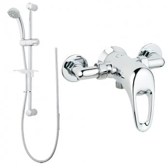 Deva Lace Sequential Exposed Mixer Shower with Shower Kit