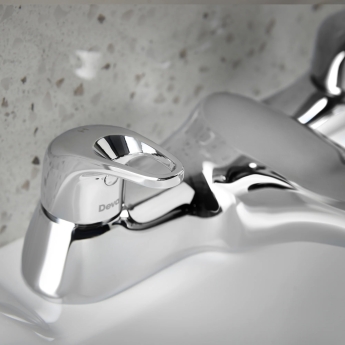Deva Lace Deck Mounted Bath Filler Tap - Chrome | Product Image