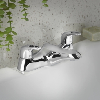 Deva Lace Deck Mounted Bath Filler Tap - Chrome | Product Image