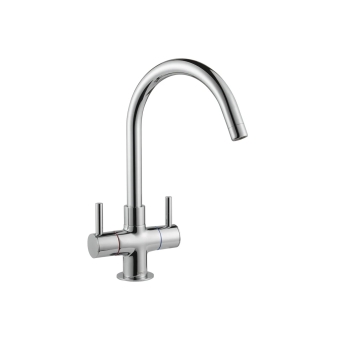Deva Metropolis Mono Kitchen Sink Mixer Tap Chrome | Product Image