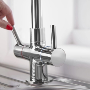 Deva Metropolis Mono Kitchen Sink Mixer Tap Chrome | Product Image