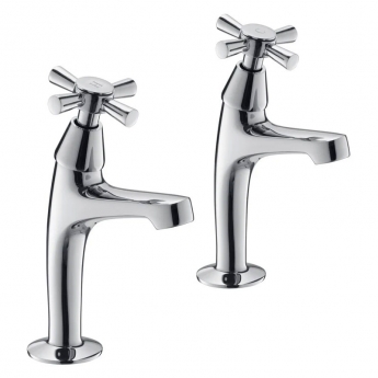 Deva Milan Kitchen Sink Taps Pair - Chrome
