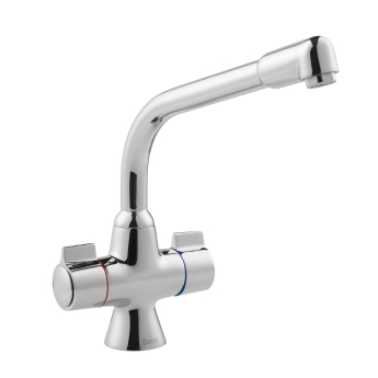 Deva Sauris Mono Kitchen Sink Mixer Tap Chrome | Product Image