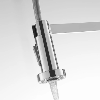 Deva Slinky Mono Kitchen Sink Mixer Tap - Chrome | Product Image