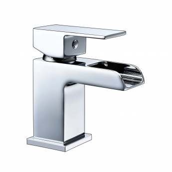 Deva Sparkle MK2 Waterfall Mini Mono Single Lever Basin Mixer Tap - Chrome