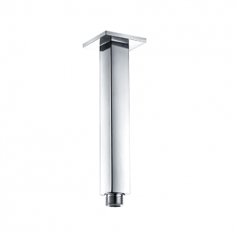 Deva Square Ceiling Shower Arm Chrome 200mm
