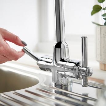 Deva Taurs Mono Kitchen Sink Mixer Tap Chrome | Product Image