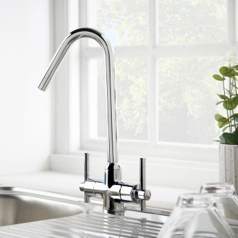 Deva Taurs Mono Kitchen Sink Mixer Tap Chrome | Product Image