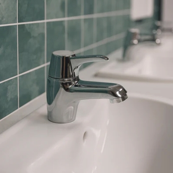 Deva TMV3 Thermostatic Sequential Lever Mono Basin Mixer Tap Chrome | Product Image