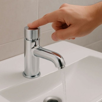 Deva Vision Non-Concussive Basin Tap Single - Chrome