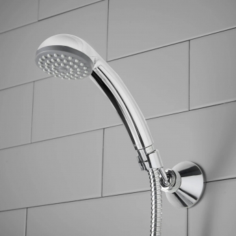 Deva Vitality Round Deck Mounted Bath Shower Mixer Tap - Chrome