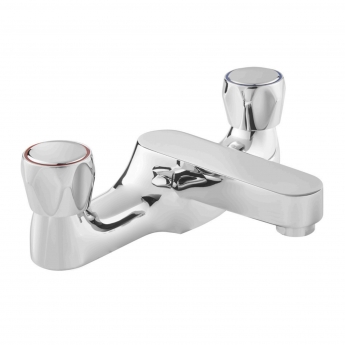 Deva Vitality Round Deck Mounted Bath Filler Tap - Chrome