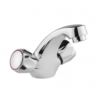 Deva Vitality Round Basin Mixer Tap with Press Top Waste - Gold