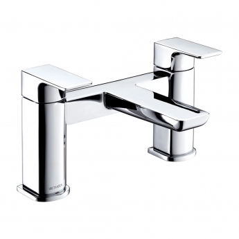 Deva Wai Bath Filler Tap Pillar Mounted - Chrome