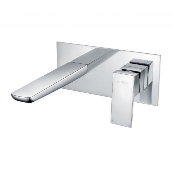Deva Wai Wall Mounted Basin Mixer Tap - Chrome | Product Image