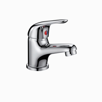 Duchy Ansom Chrome Mini Mono Basin Mixer Tap (inc Press Top Waste) | Product Image