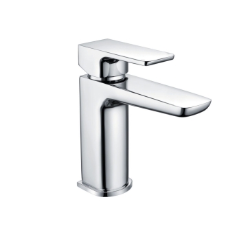 Duchy Caradon Chrome Mono Basin Mixer Tap (inc Press Top Waste) | Product Image