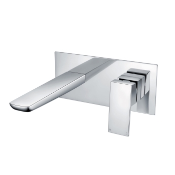 Duchy Caradon Chrome Wall Mounted Bath Filler Tap | Product Image