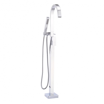 Duchy Chira Freestanding Bath Shower Mixer Tap with Shower Kit - Chrome