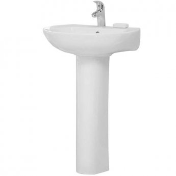 Duchy Hampstead Complete Bathroom Suite 1700mm x 703mm/900mm P-Shaped Shower Bath LH