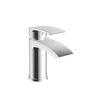 Duchy Hendra Chrome Mono Basin Mixer Tap (inc Press Top Waste) | Product Image