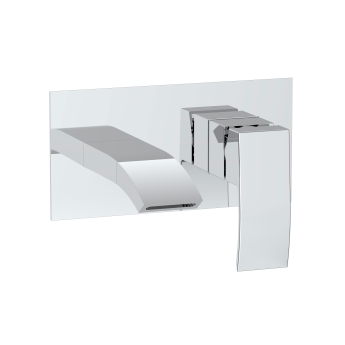 Duchy Hendra Chrome Wall Mounted Basin Mixer Tap | Product Image