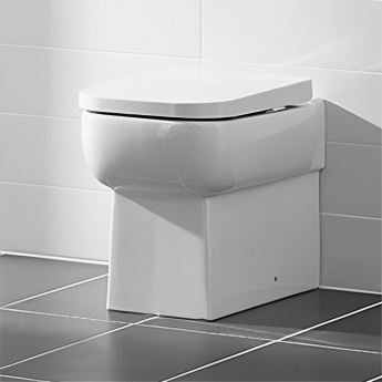 Duchy Orchid Back to Wall Toilet - Soft Close Seat
