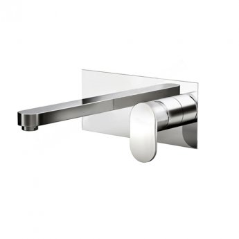 Duchy Osmore Single Lever Bath Filler Tap Wall Mounted - Chrome
