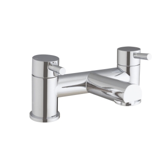 Duchy Penrose Chrome Pillar Mounted Bath Filler Tap | Product Image