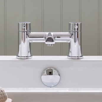 Duchy Penrose Chrome Pillar Mounted Bath Filler Tap | Product Image