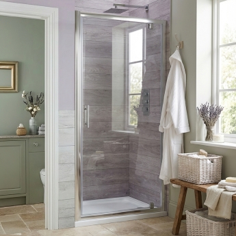 Duchy Pentire 6mm Pivot Shower Door | Product Image